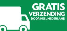 Gratis verzending door heel Nederland